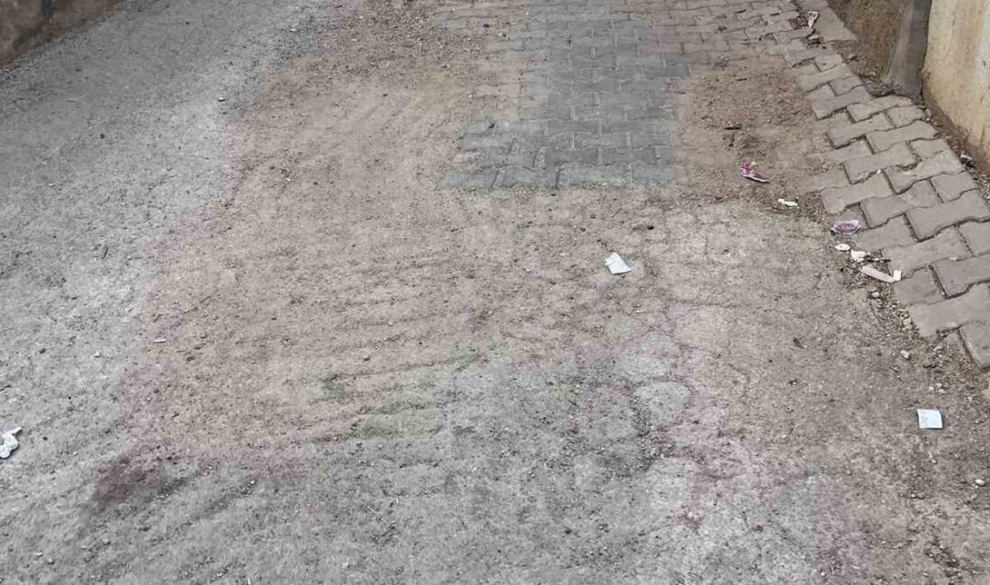 Mardin’de yapılmayan bozuk sokaktaki bozuk cadde, vatandaşları çileden çıkardı. Mardin’in