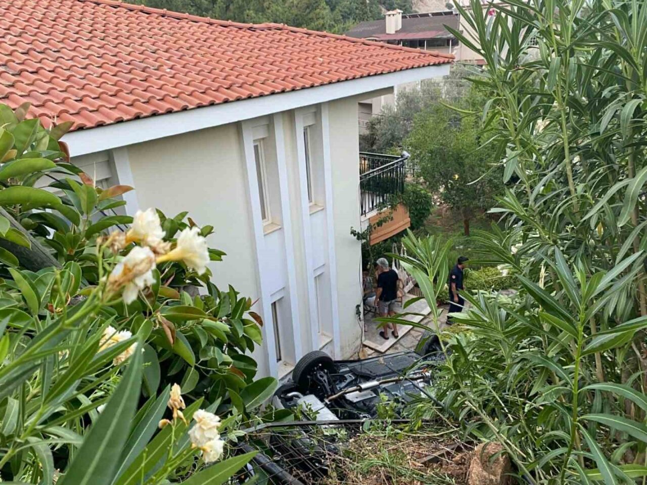 Muğla’nın Marmaris ilçesine bağlı Turunç Mahallesi’nde meydana gelen kazada bir