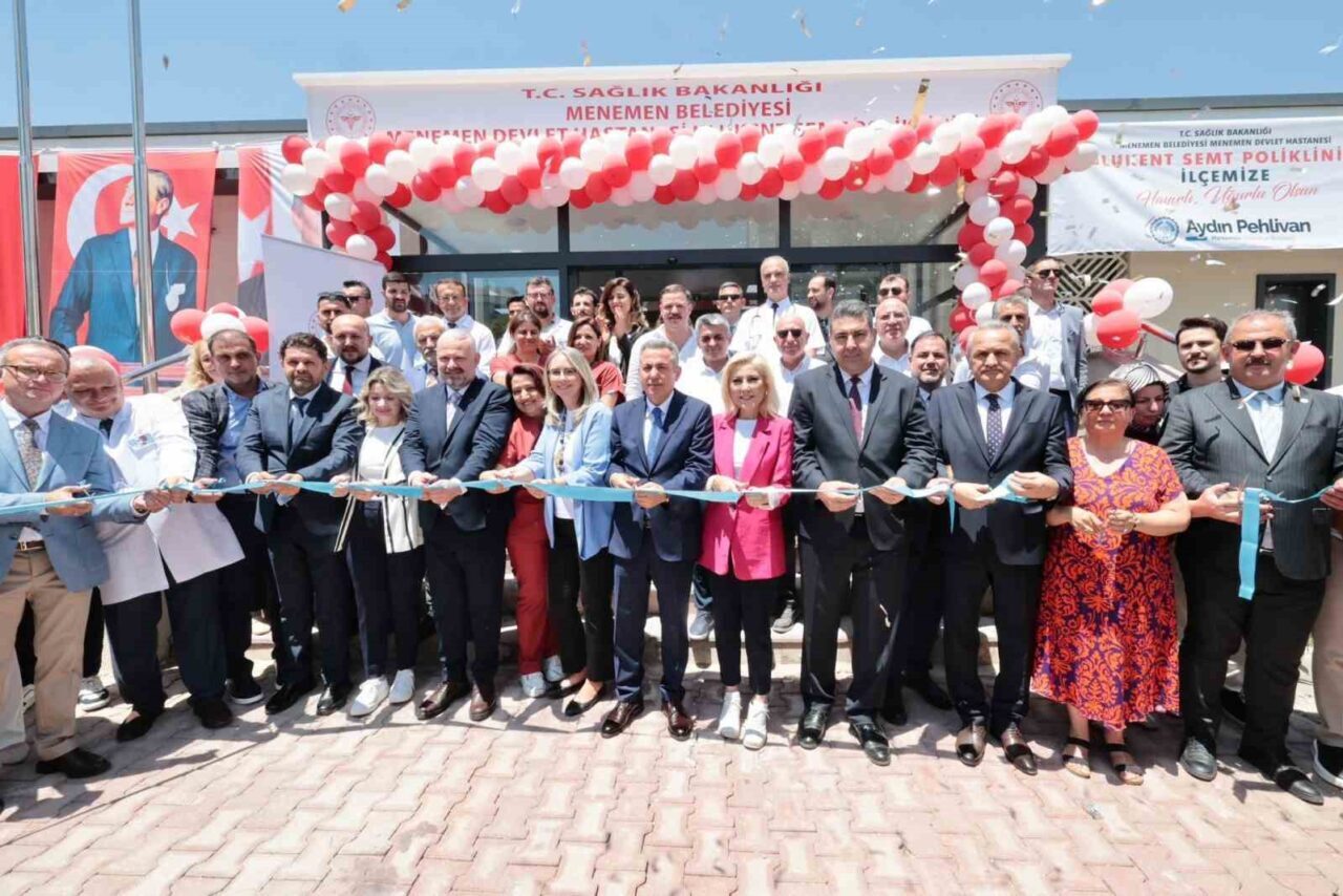 Menemen Belediyesi tarafından yapımı tamamlanan Ulukent Semt Polikliniği farklı branşlardan