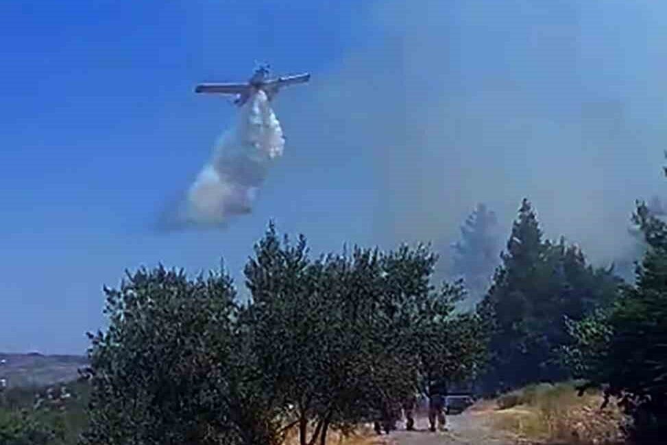 Muğla’nın Menteşe ilçesi kırsal Fadıl Mahallesinde orman yangını başladı. Yangın