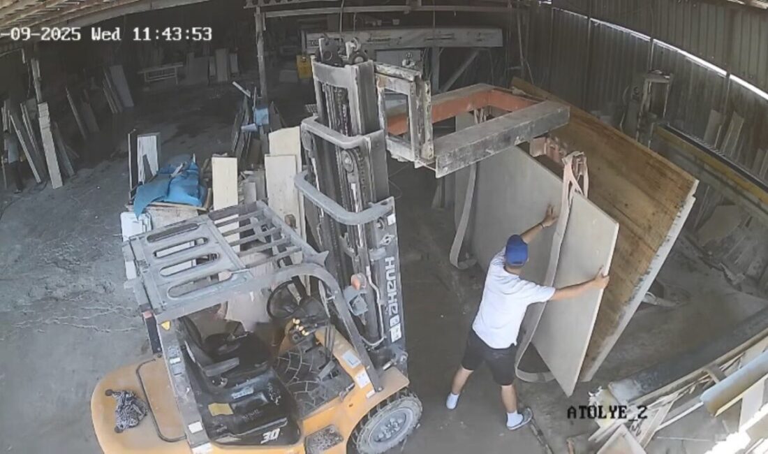 Muğla’nın Bodrum ilçesine bağlı Gündoğan Mahallesi’nde meydana gelen iş kazasında