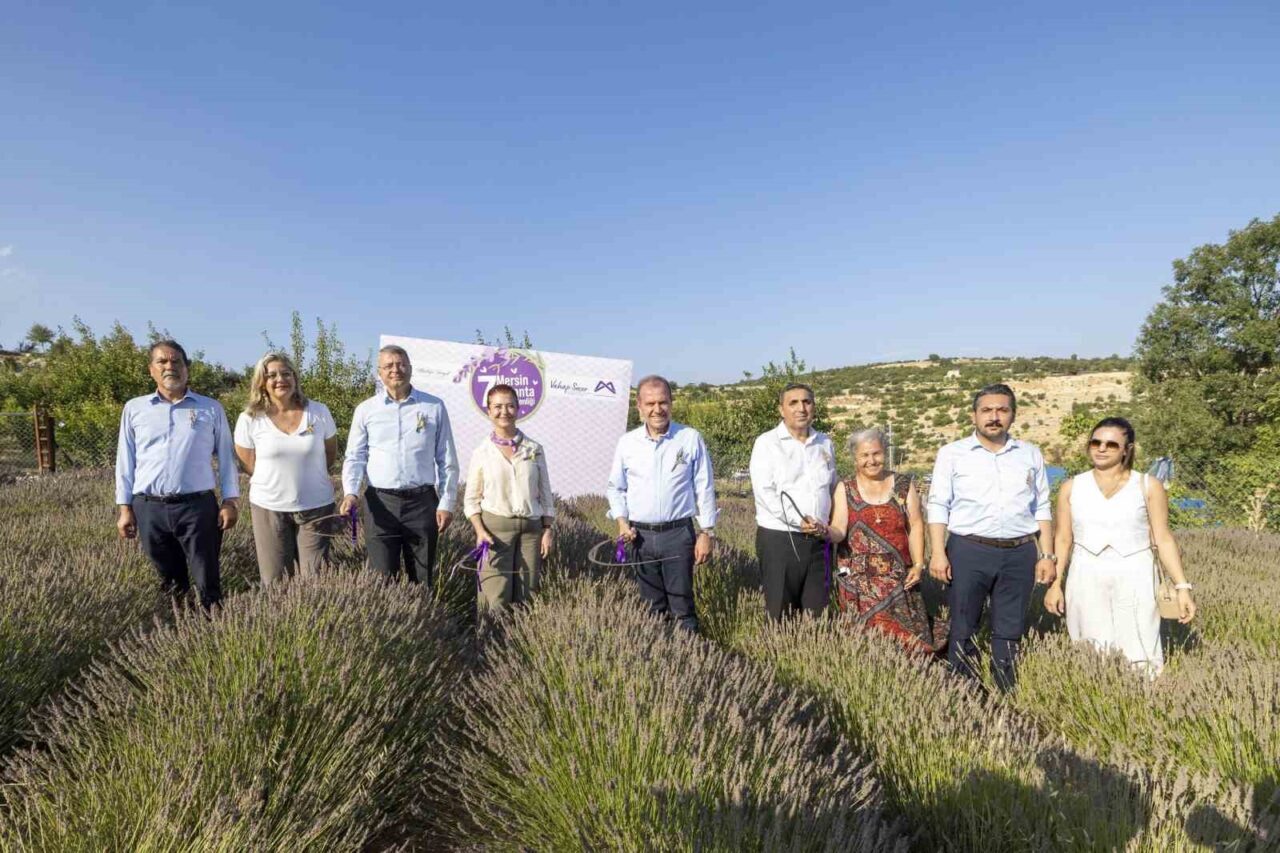 Mersin’de bu yıl 7’ncisi gerçekleştirilen Lavanta Hasat Şenliği, lavantanın mor