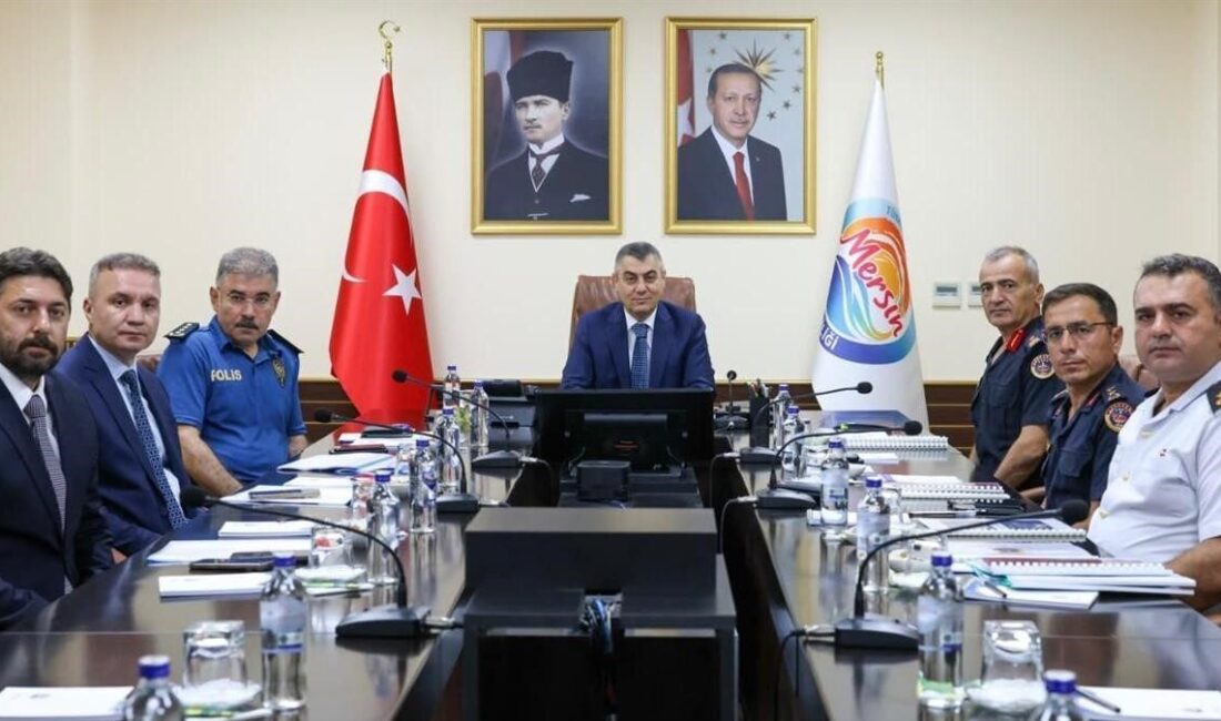Mersin Valisi Atilla Toros başkanlığında gerçekleştirilen Asayiş Değerlendirme Toplantısı’nda, 7-13