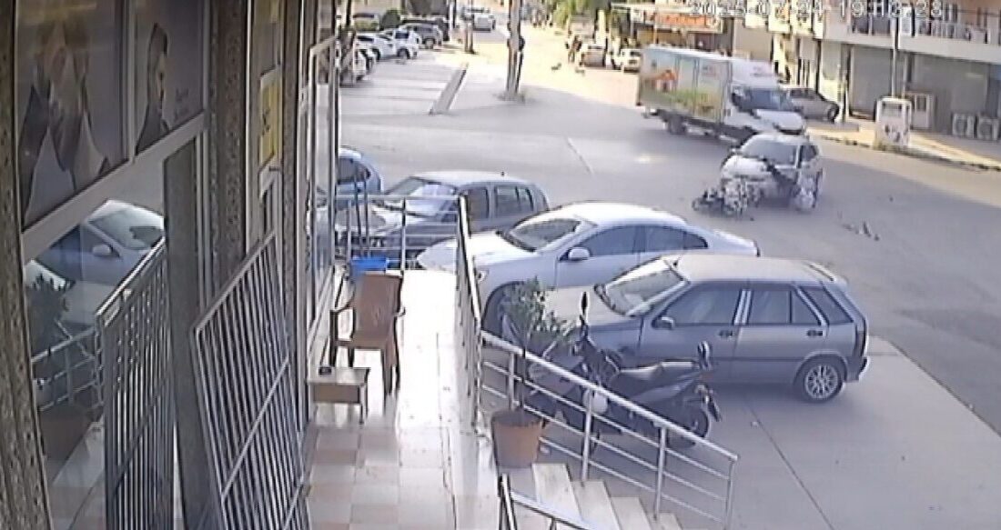 Mersin’in Tarsus ilçesinde meydana gelen trafik kazasında 1 kişi yaralandı,