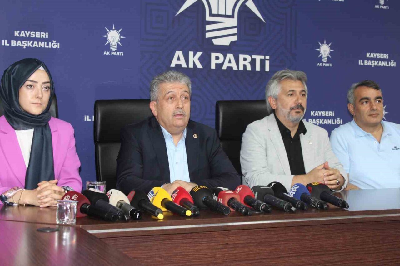 AK Parti Kayseri Milletvekili Sayın Bayar Özsoy; düzenlediği basın toplantısında
