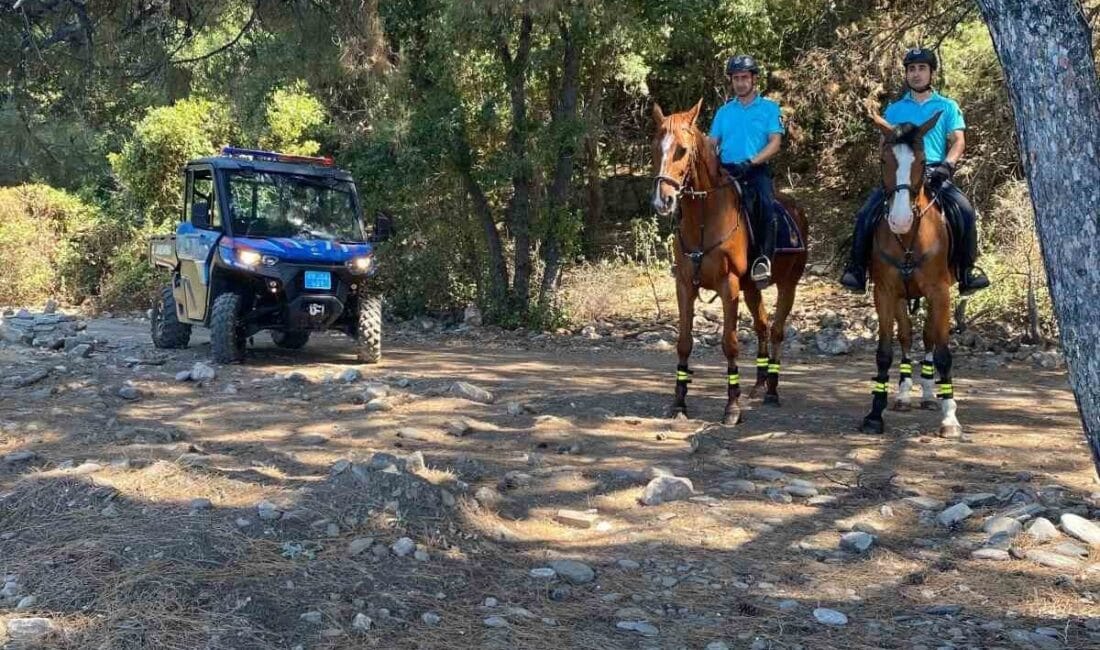 Aydın’ın Kuşadası ilçesinde jandarma ekipleri tarafından Dilek Yarımadası Milli Parkı,