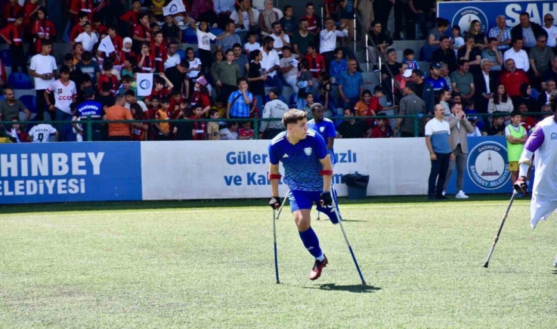 Şahinbey Belediye Spor Kulübü Ampute Futbol Takımı’nın yetenekli oyuncularından Alaaddin