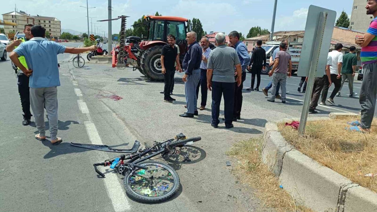 Ağrı’da minibüsün çarptığı 14 yaşındaki bisikletli çocuk hayatını kaybetti. Alınan