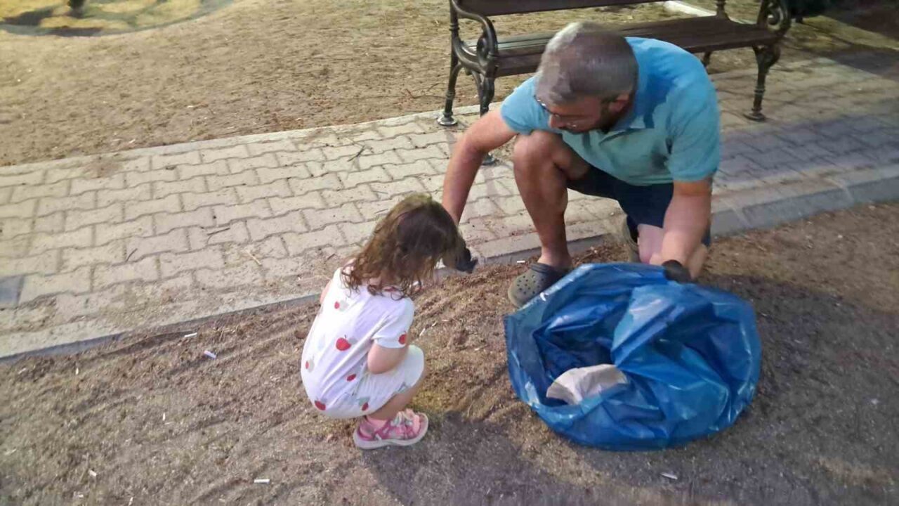 İzmir’de yaşayan 2,5 yaşındaki Elif Aden, eğlenmek için gittiği çocuk