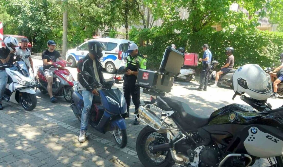Muğla’da artan motosiklet trafiğiyle birlikte muhtemel kazaların önüne geçmek amacıyla