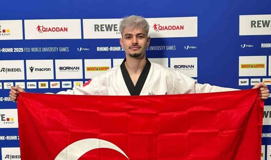 FISU 2025 Dünya Üniversite Yaz Oyunları’nın ilk gününde milli taekwondocu