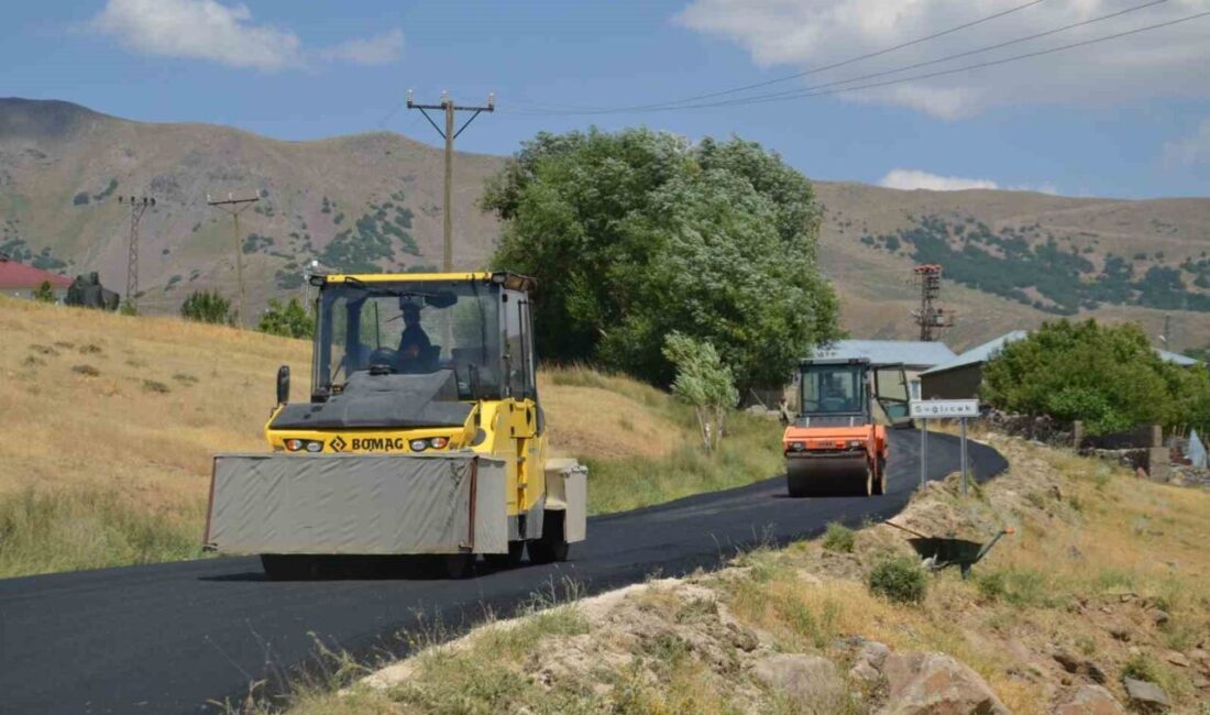 Muş’ta kış aylarında yoğun kar yağışı nedeniyle kapanan köy yollarını