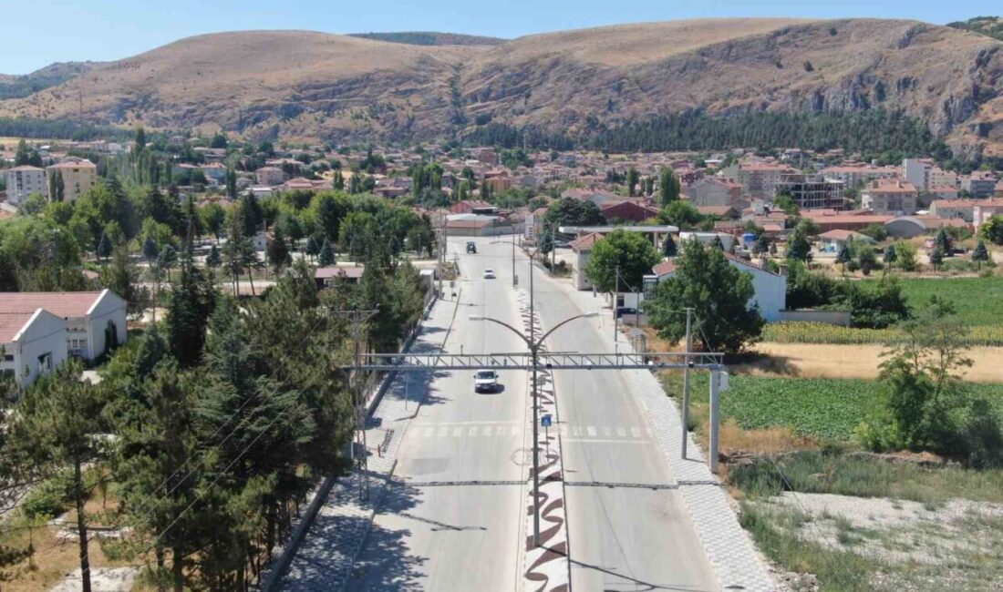 İnönü Belediyesi tarafından başlatılan kaldırım yenileme çalışmaları çerçevesinde Mustafa Kemal