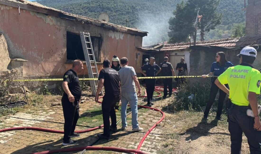 Konya’nın Akşehir ilçesinde tek katlı müstakil evde çıkan yangında 1