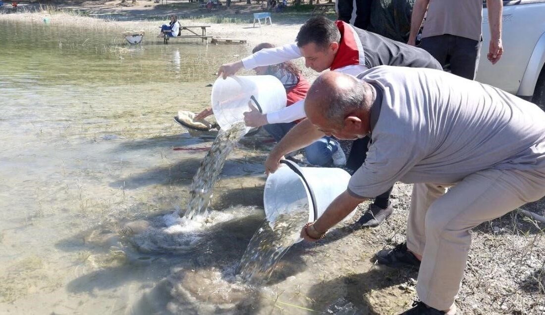 Nevşehir de ’Su Kaynaklarının Balıklandırılması Projesi’ çerçevesinde ekosisteme katkı sağlamak