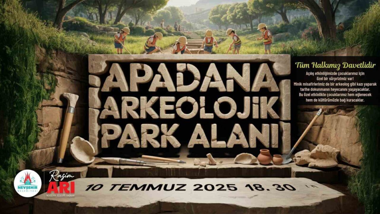 Nevşehir Belediyesi tarafından yürütülen çalışmalar çerçevesinde Emek Apadana Arkeolojik Park