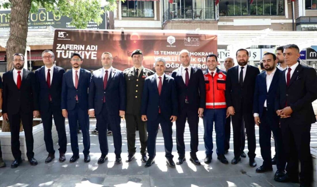 15 Temmuz Demokrasi ve Milli Birlik Günü dolayısıyla düzenlenen program