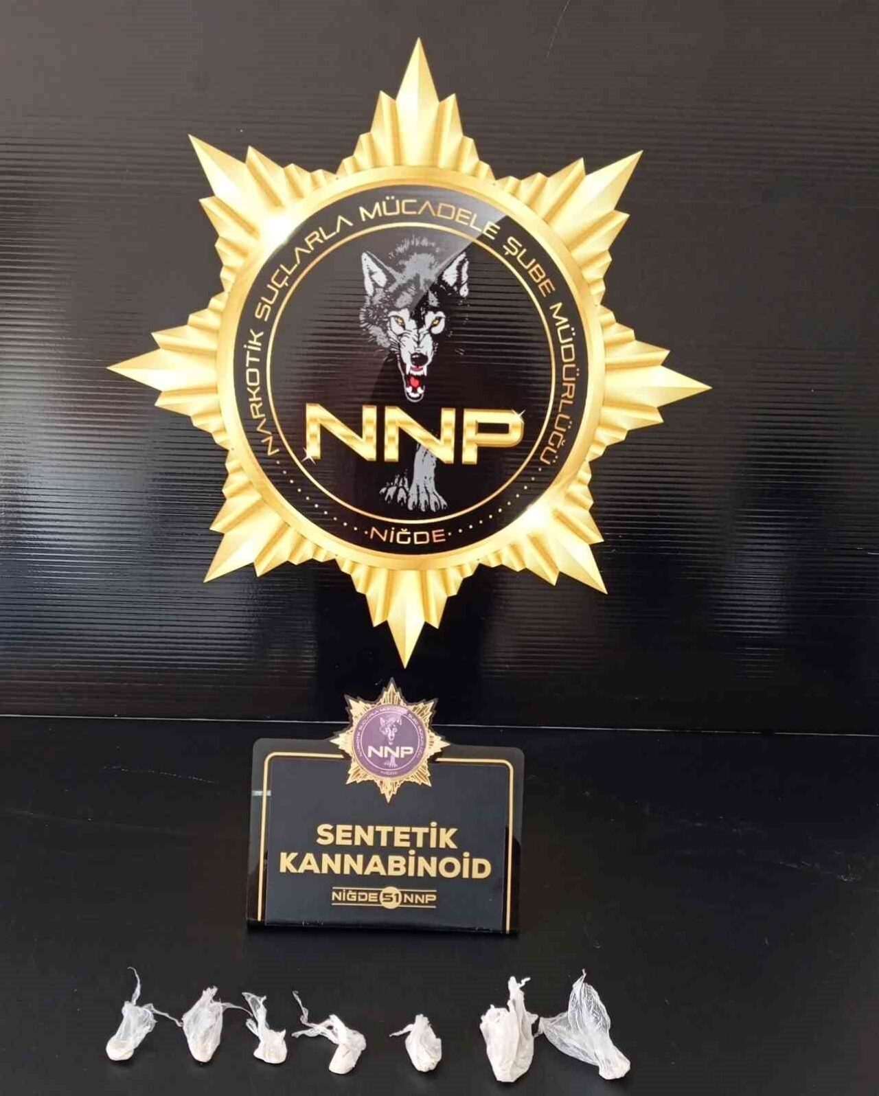 Niğde Cumhuriyet Başsavcılığı koordinesinde, İl Emniyet Müdürlüğü Narkotik Suçlarla Mücadele