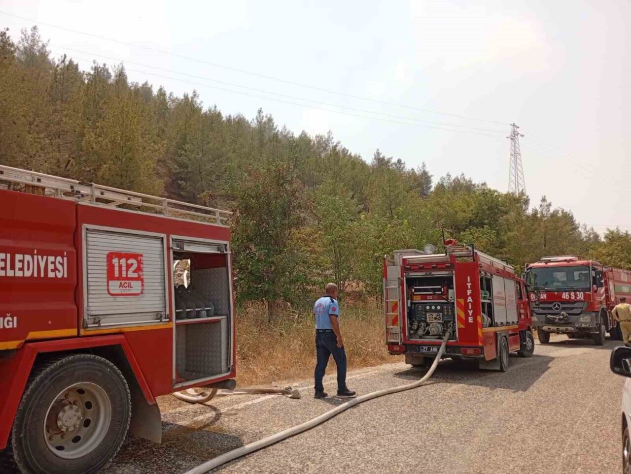 Gaziantep’in Nizip ilçesine bağlı Belkız Köyü Mesire Alanı’nda bugün öğle