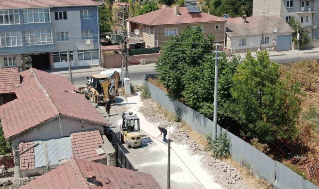 İnönü Belediyesi, ilçeye bağlı mahallelerde yürüttüğü altyapı ve üstyapı çalışmalarıyla
