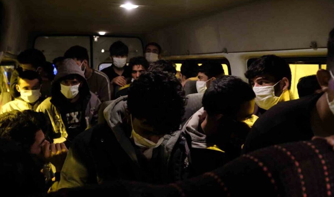 Erzincan-Erzurum kara yolu Akyazı polis kontrol noktasında 24 Afganistan uyruklu