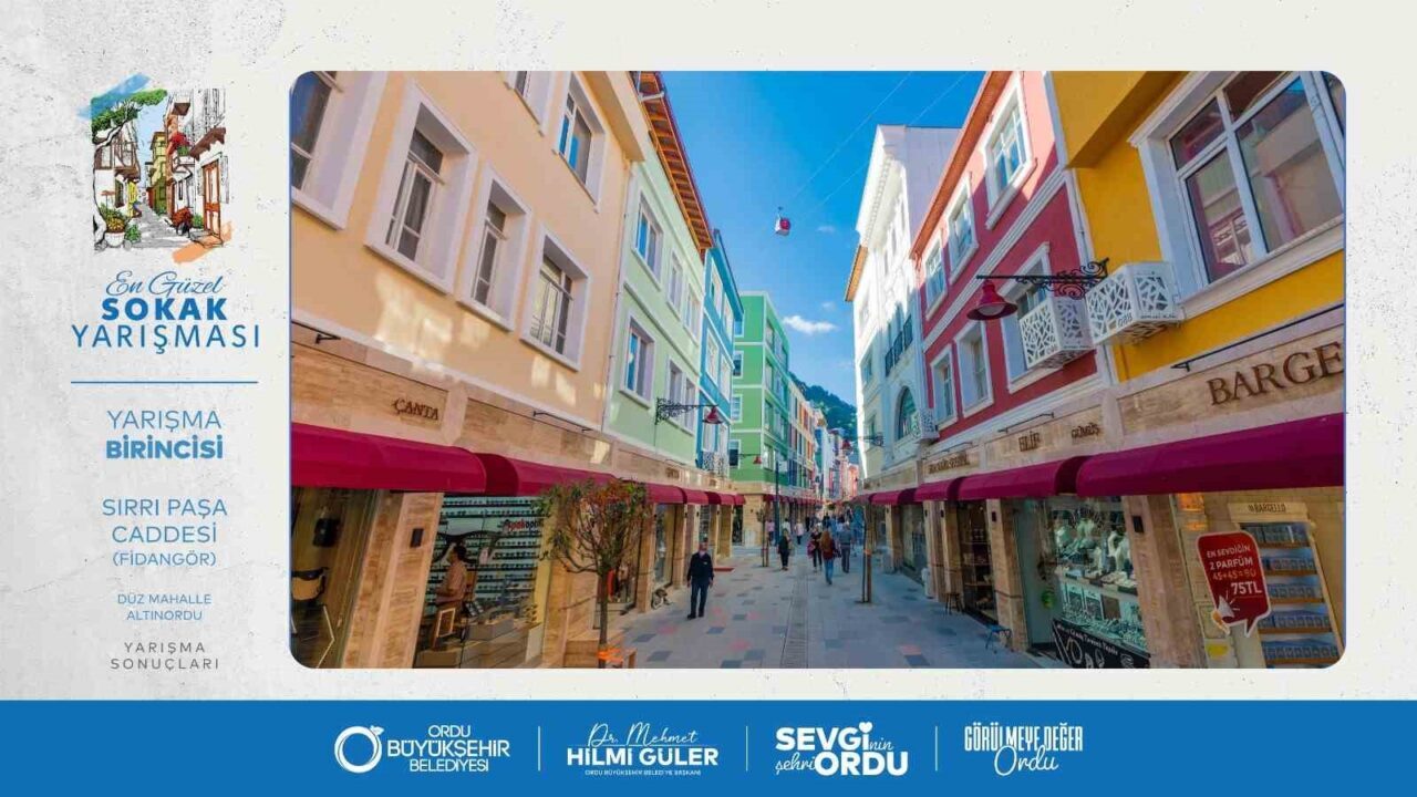 Ordu Büyükşehir Belediyesi tarafından gerçekleştirilen ve estetik dokunuşların, özenli detayların