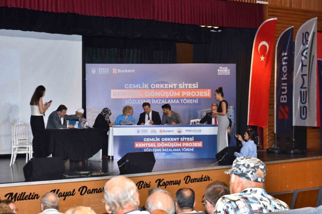 Bursa Büyükşehir Belediyesi ve Gemlik Belediyesi öncülüğünde BURKENT ve GEMTAŞ