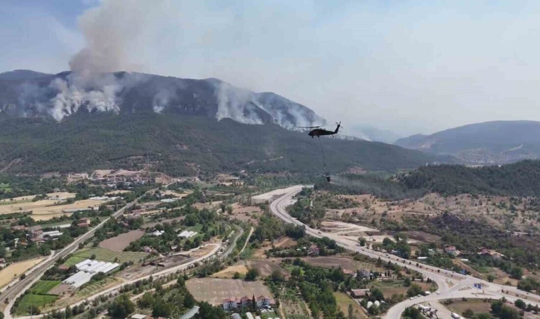 Karabük’te günlerdir devam eden orman yangınında yaklaşık 97 saat geride