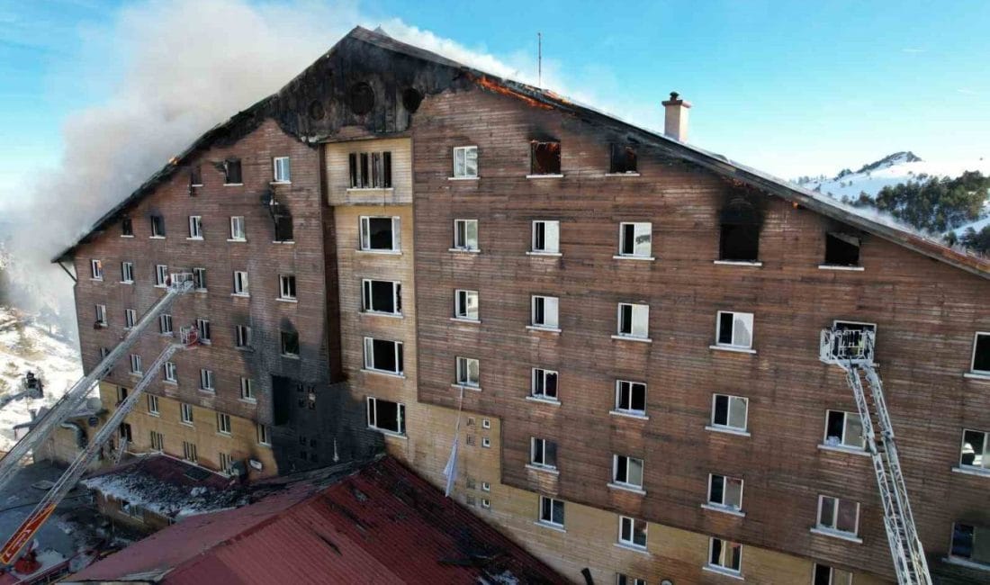 Bolu Kartalkaya Kayak Merkezi’ndeki Grand Kartal Otel yangınına ilişkin, aralarında