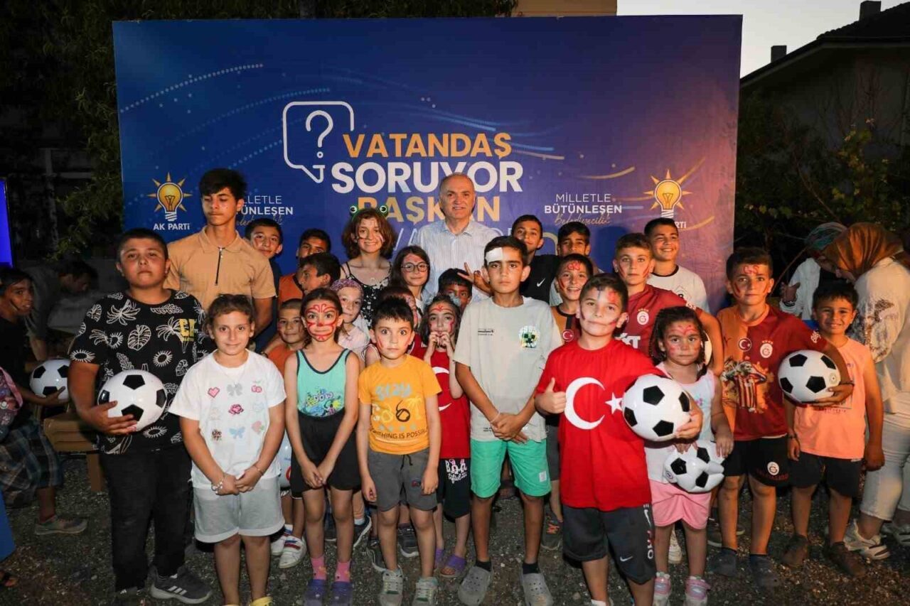 DÜZCE (İHA) – Düzce’de “Vatandaş Soruyor, Başkan Cevaplıyor” programlarının 11’incisi