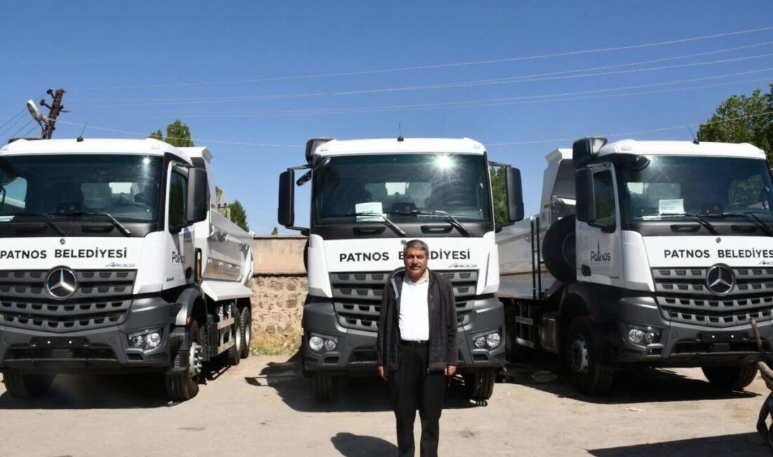 Patnos Belediyesi araç filosunu güçlendirmeye devam ediyor. Patnos Belediyesi, ilçenin