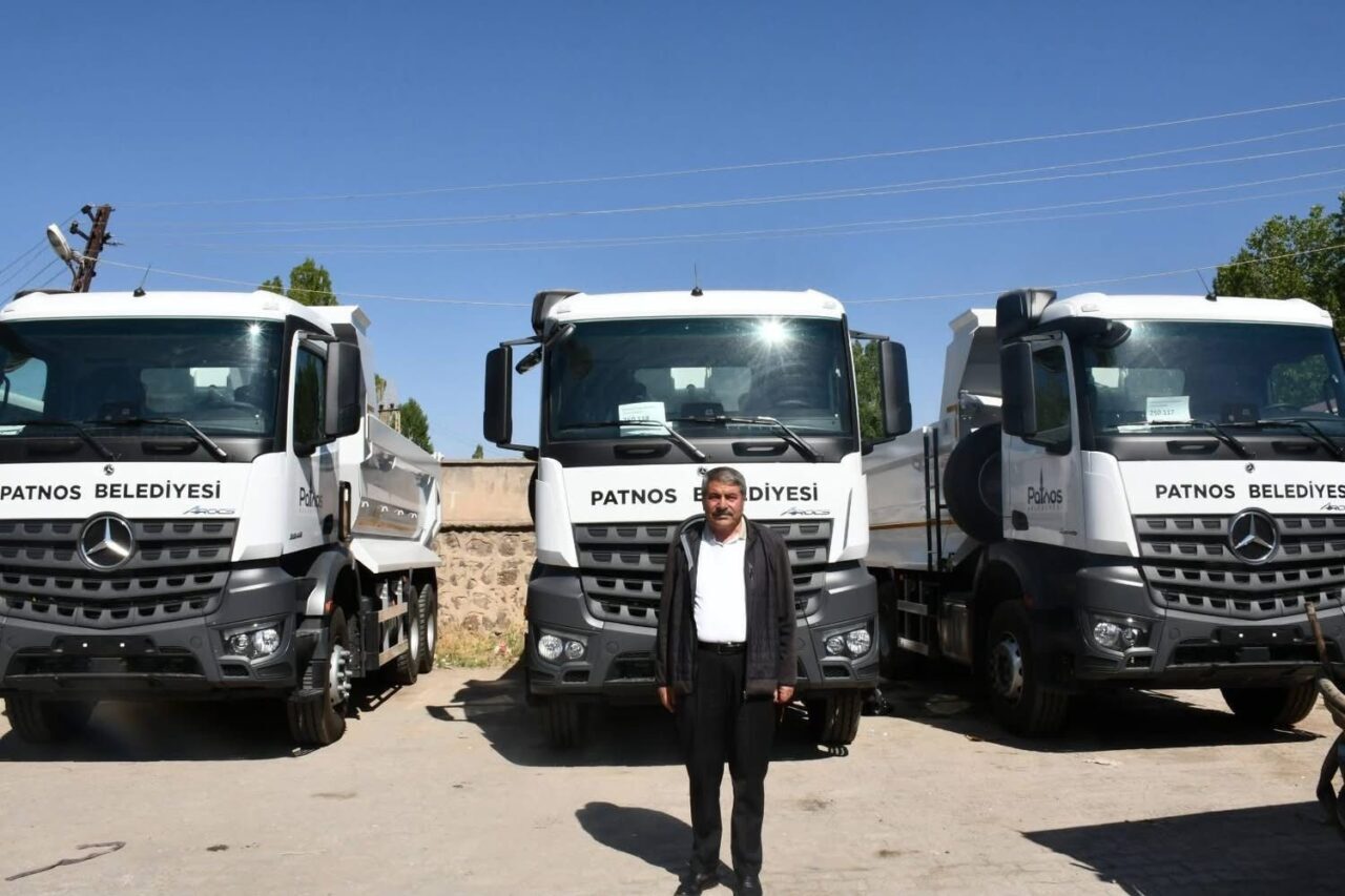 Patnos Belediyesi araç filosunu güçlendirmeye devam ediyor. Patnos Belediyesi, ilçenin