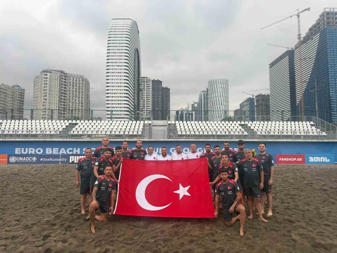 Avrupa A Ligi 2. aşama maçları için Batum’a giden Plaj