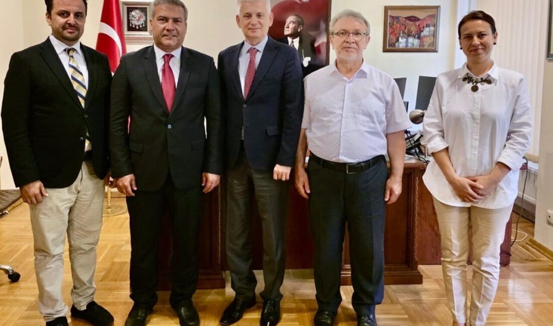 Anadolu Üniversitesi Rektörü Prof. Dr. Yusuf Adıgüzel, Bulgaristan temasları kapsamında