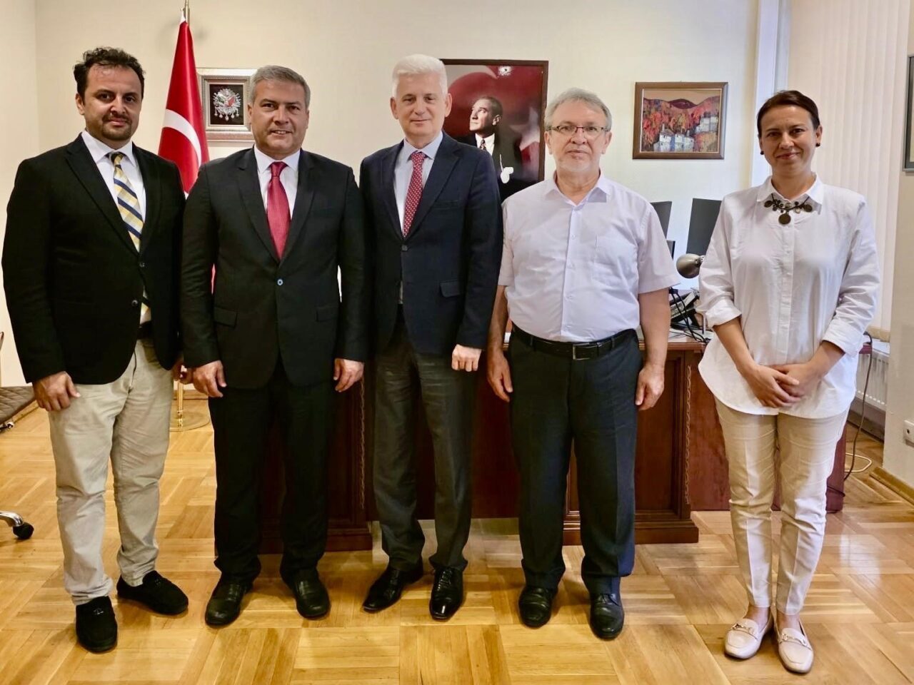 Anadolu Üniversitesi Rektörü Prof. Dr. Yusuf Adıgüzel, Bulgaristan temasları kapsamında