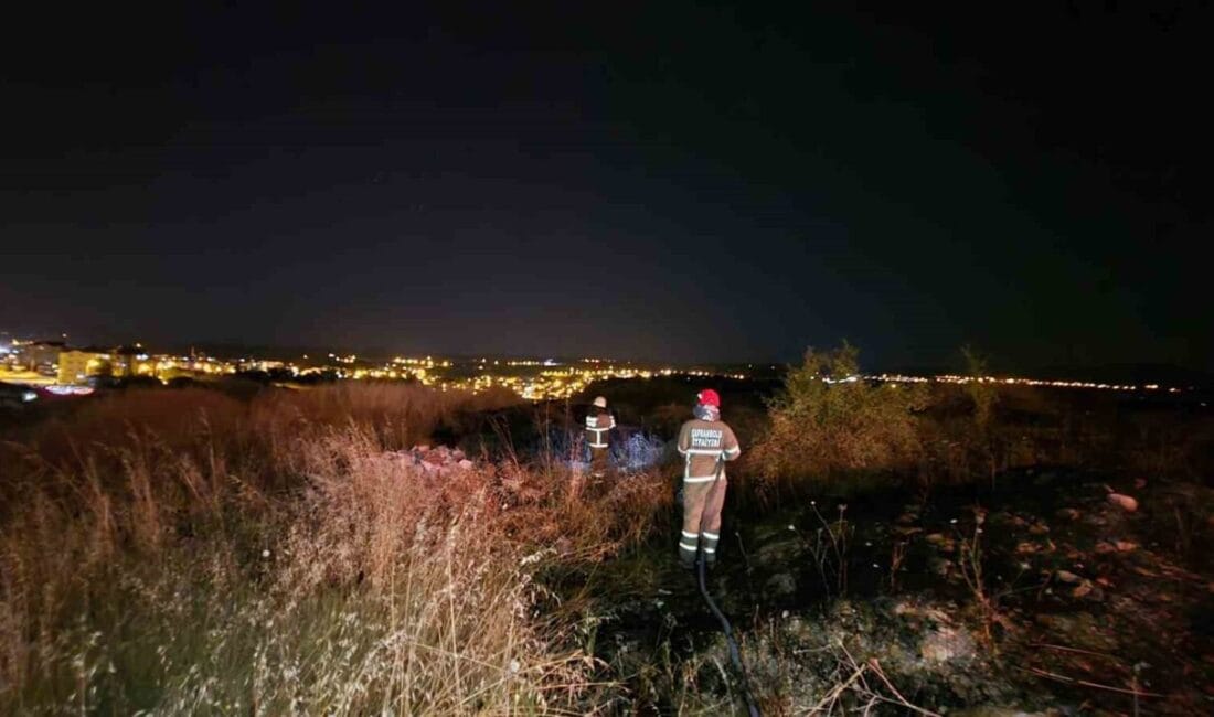 Karabük’ün Safranbolu ilçesinde otluk alanda çıkan yangın, itfaiye ekiplerinin hızlı