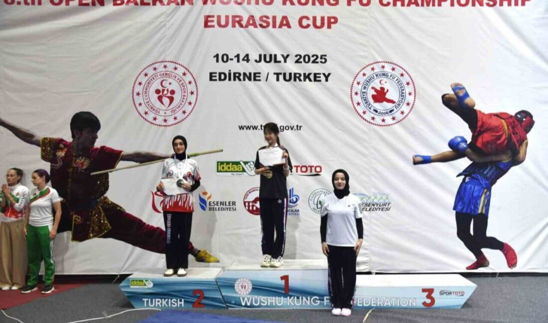 Sakarya Büyükşehir Belediyesi Wushu Takımı, Edirne’deki 8. Açık Balkan Wushu