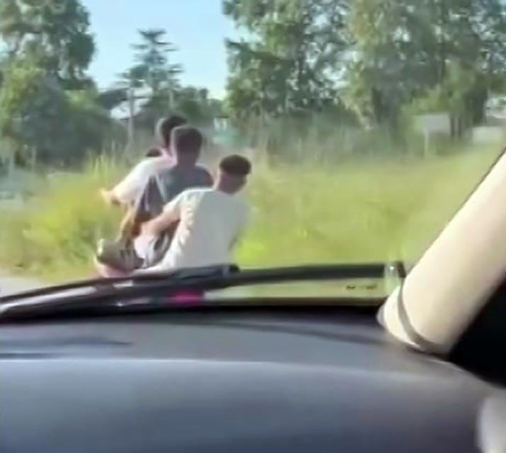 Sakarya’nın Erenler ilçesinde kaydedilen iki ayrı görüntü, ‘bu kadarına da