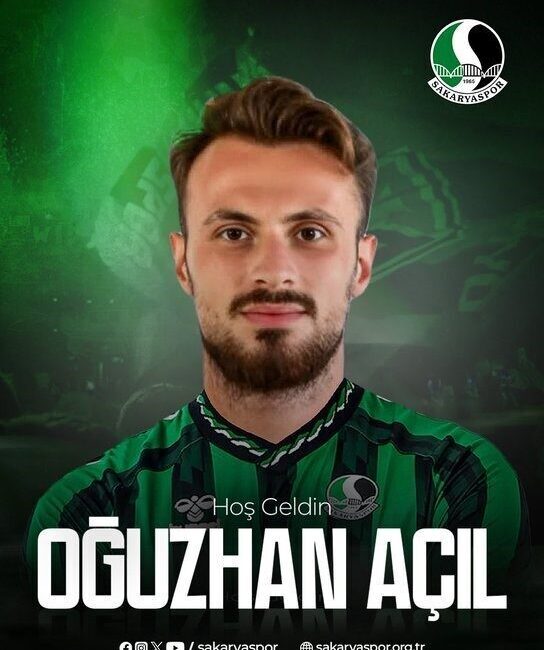 Sakaryaspor, 25 yaşındaki stoper Oğuzhan Açıl’ı kadrosuna kattı. Trendyol 1.