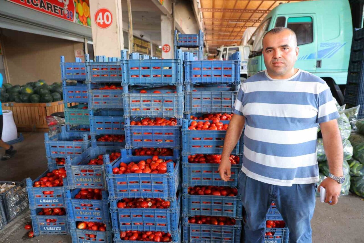 Kahramanmaraş’ta salça dönemi başlamayınca domatesin fiyatı 3 TL’ye kadar düştü.