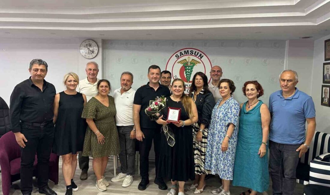 Samsun Tabip Odası Başkanı Dr. Sema Aydoğdu, görevini Prof. Dr.