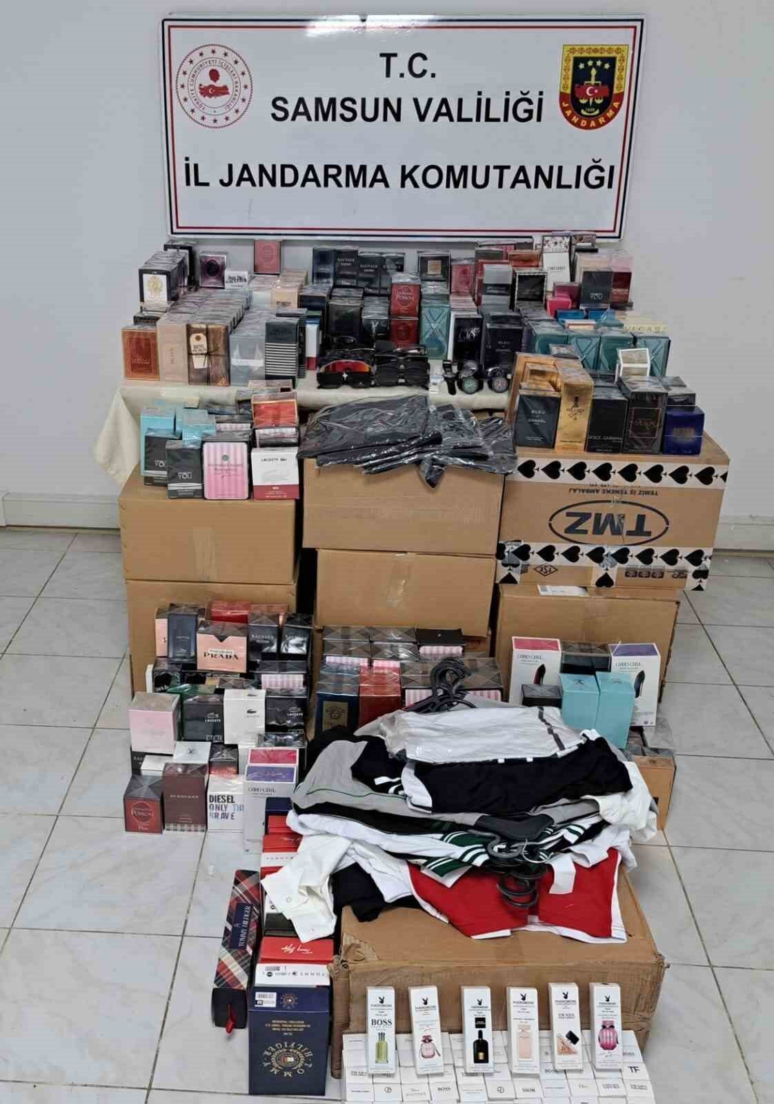 Samsun’da jandarma ekiplerince piyasa değeri 1 milyon 255 bin lira