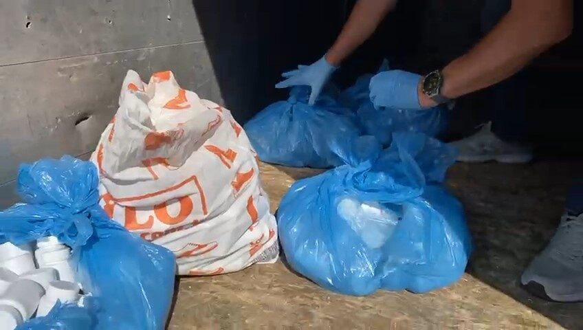 Samsun’da narkotik polisi tarafından 16 bin 800 adet sentetik ecza