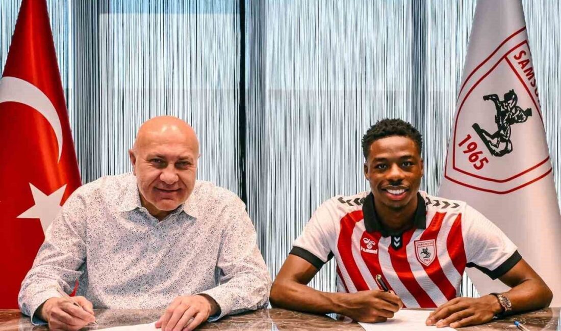 Süper Lig temsilcisi Samsunspor, Hollandalı futbolcu Anthony Musaba ile 4