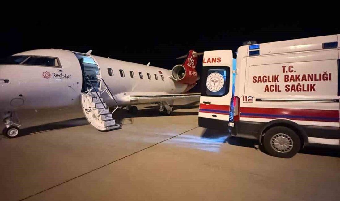 Şanlıurfa’da kalp rahatsızlığı bulunan 10 günlük bebek, ambulans uçakla İstanbul’a
