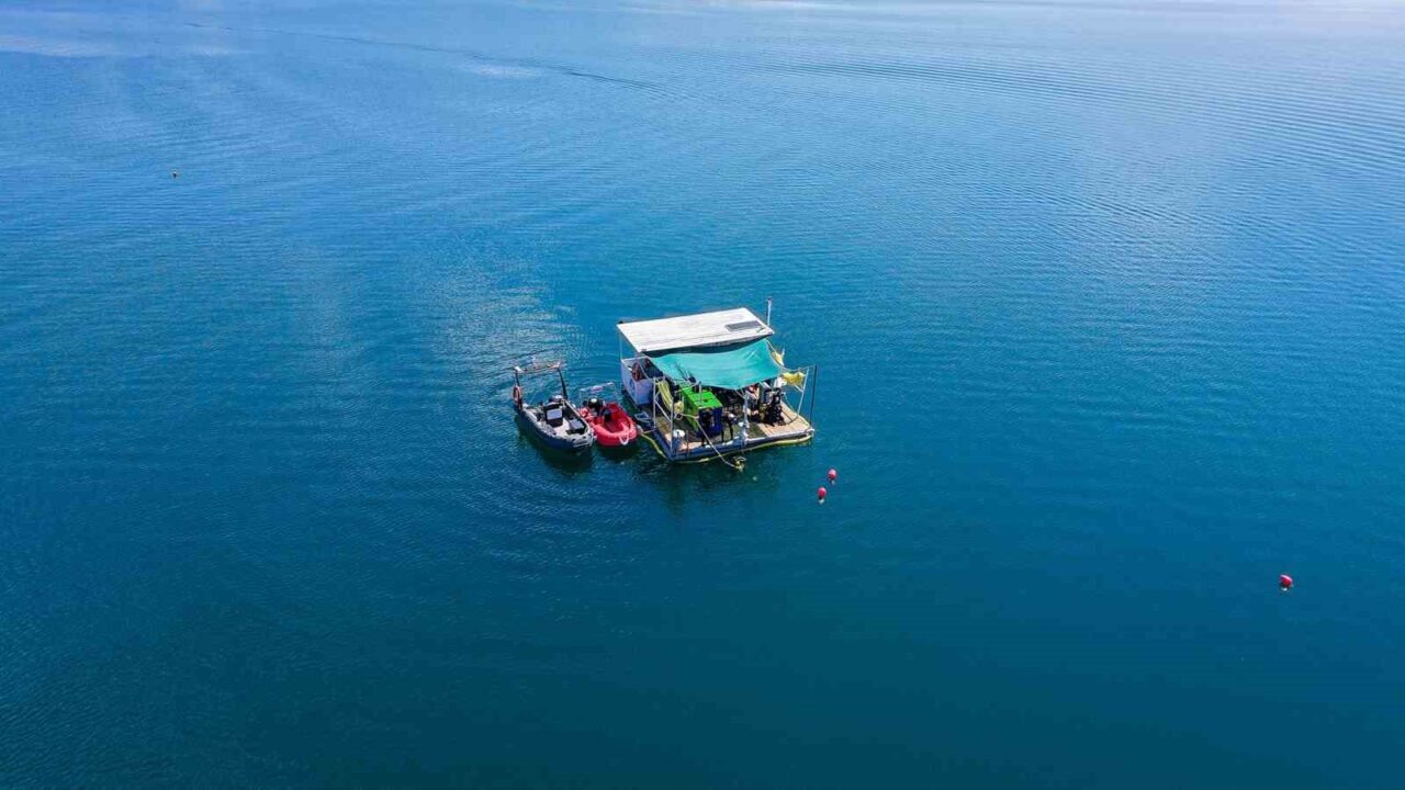 SASKİ, Sapanca Gölü’nün 25 metre derinliğinde başlattığı su alma hatlarındaki
