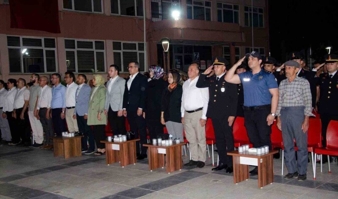 Manisa’nın Sarıgöl ilçesinde 15 Temmuz Demokrasi ve Milli Birlik Günü