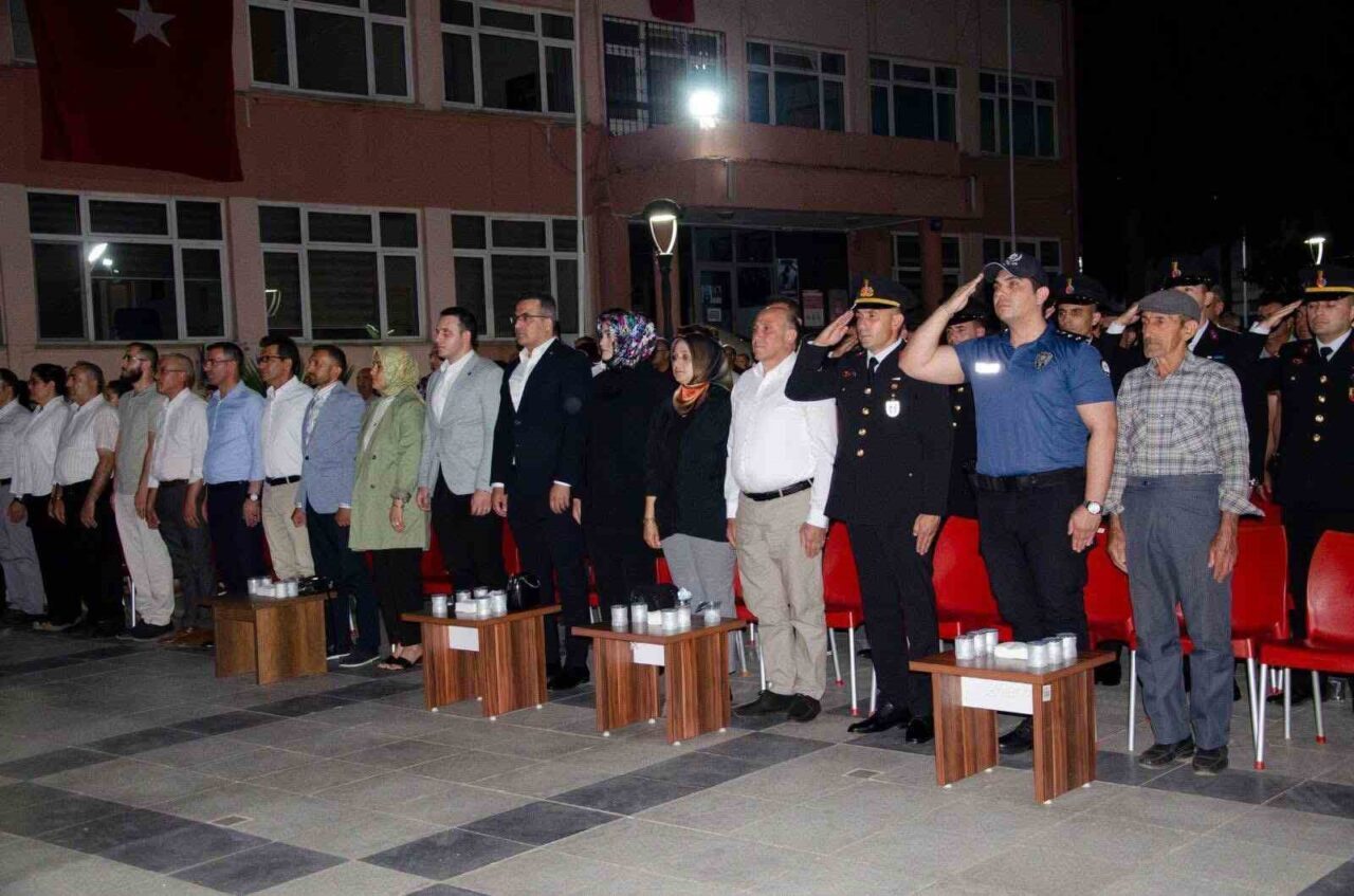 Manisa’nın Sarıgöl ilçesinde 15 Temmuz Demokrasi ve Milli Birlik Günü