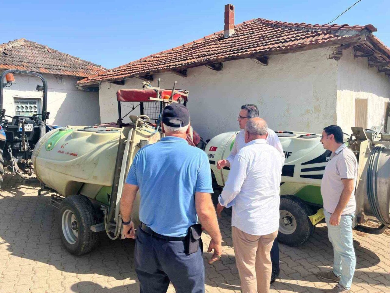 Sarıgöl Kaymakamı Halil Dalak orman yangınları ile mücadele kapsamında Doğuşlar,