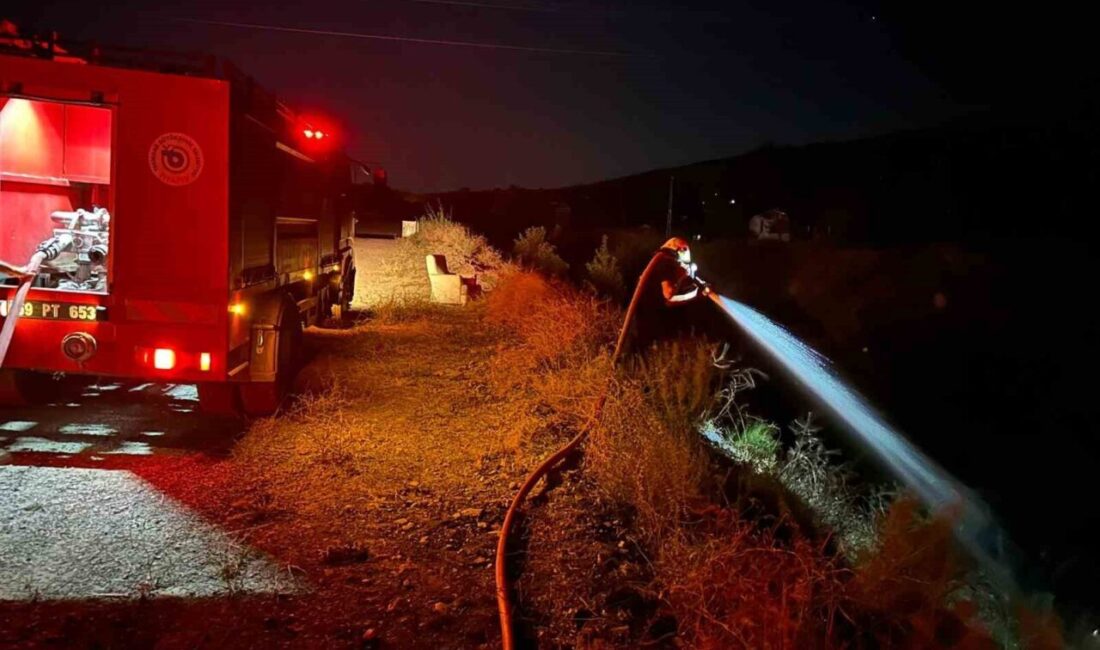Tekirdağ’ın Şarköy ilçesinde iki ayrı noktada çıkan yangın, ekiplerin zamanında